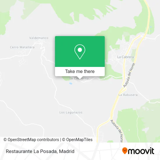 Restaurante La Posada map
