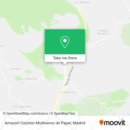 Amazon Counter-Multiverso de Papel map