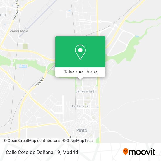 Calle Coto de Doñana 19 map