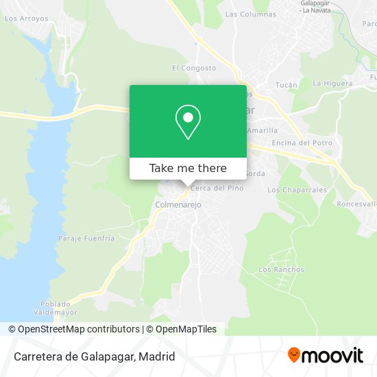 Carretera de Galapagar map