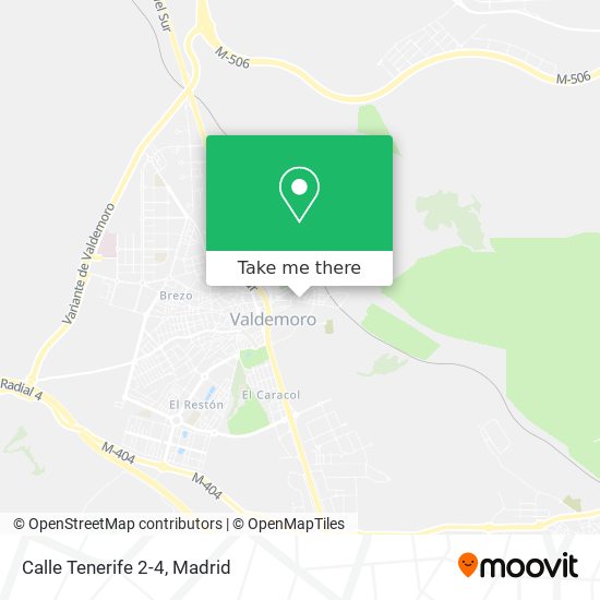 Calle Tenerife 2-4 map