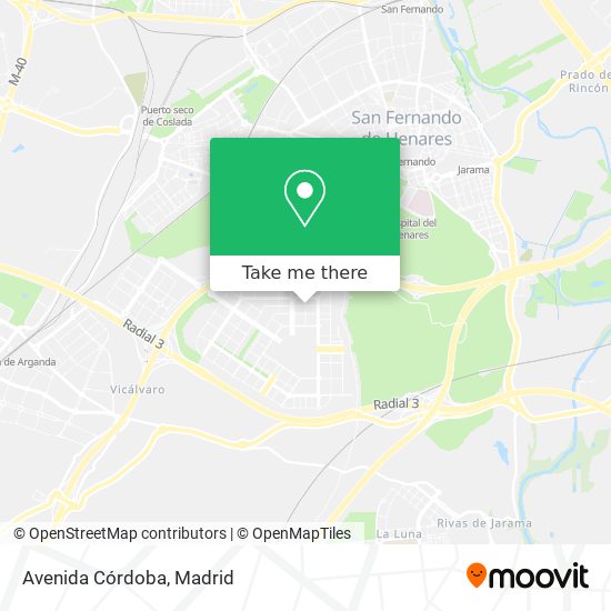 Avenida Córdoba map