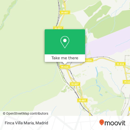 Finca Villa María map