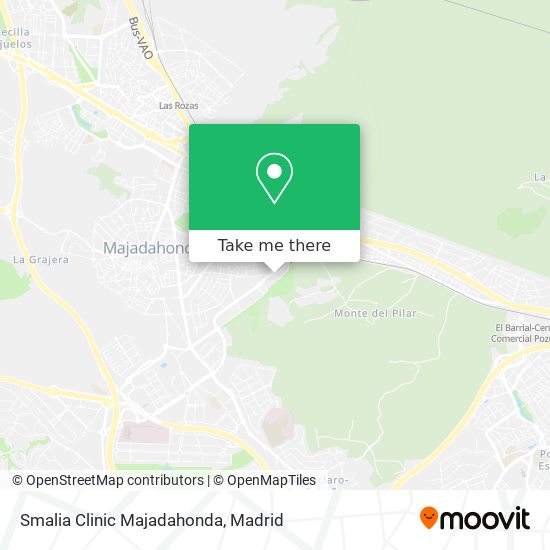 mapa Smalia Clinic Majadahonda