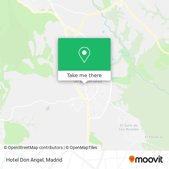 Hotel Don Angel map