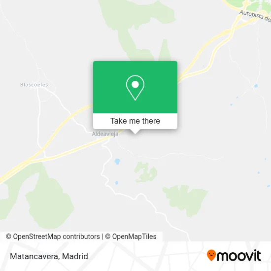 Matancavera map