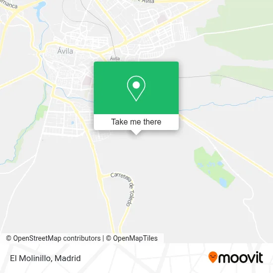 El Molinillo map