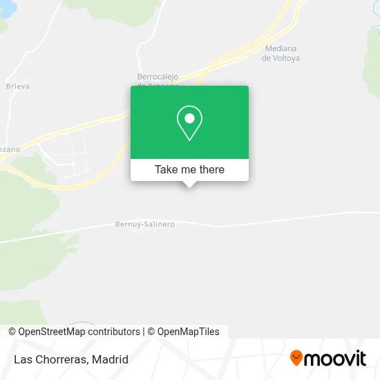 Las Chorreras map