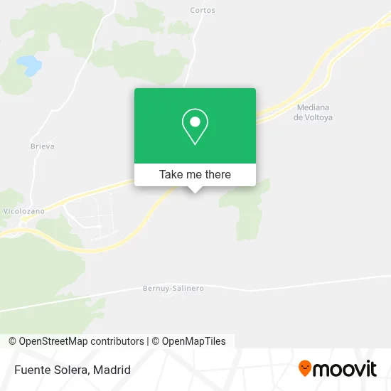 Fuente Solera map