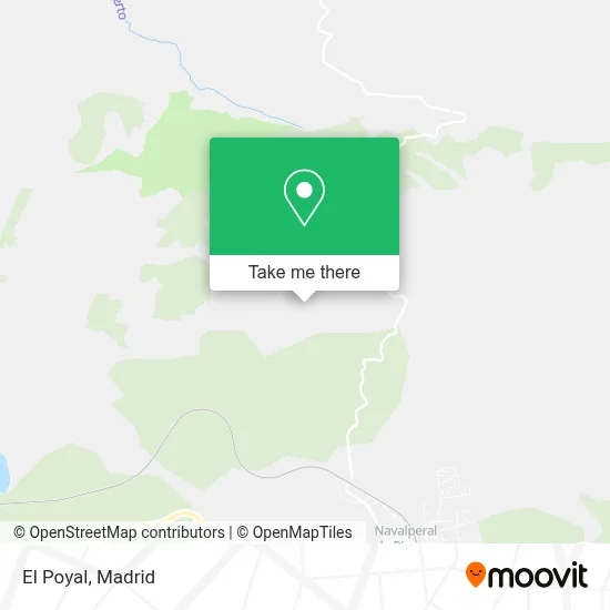 El Poyal map