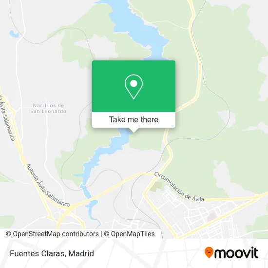Fuentes Claras map