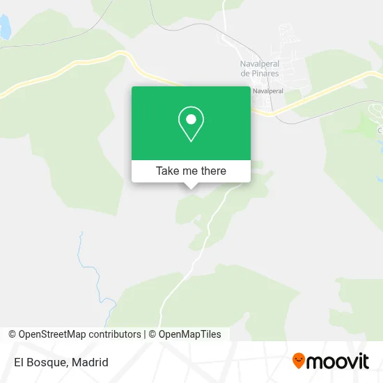 El Bosque map
