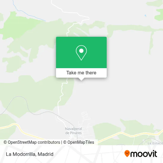 La Modorrilla map