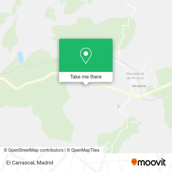El Carrascal map