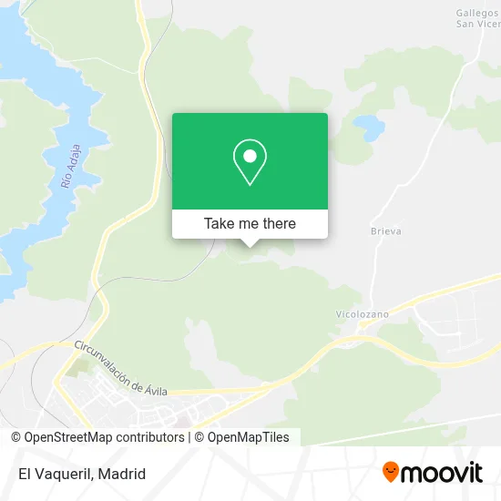 El Vaqueril map