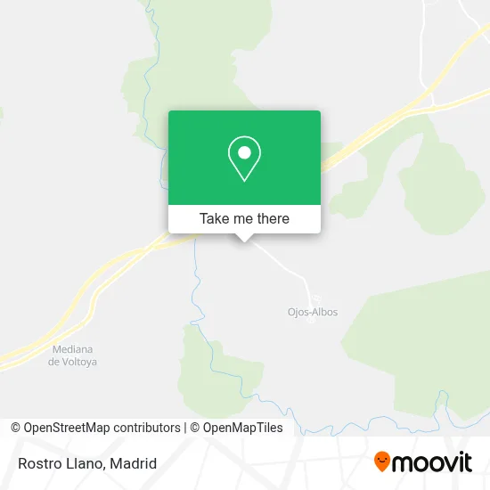 Rostro Llano map
