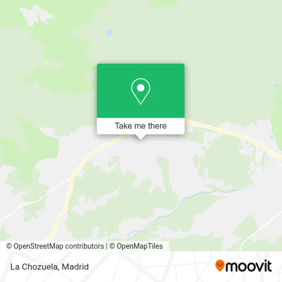 La Chozuela map