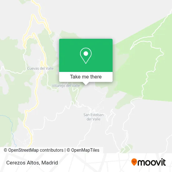 Cerezos Altos map