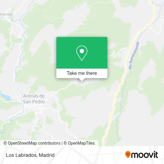 Los Labrados map