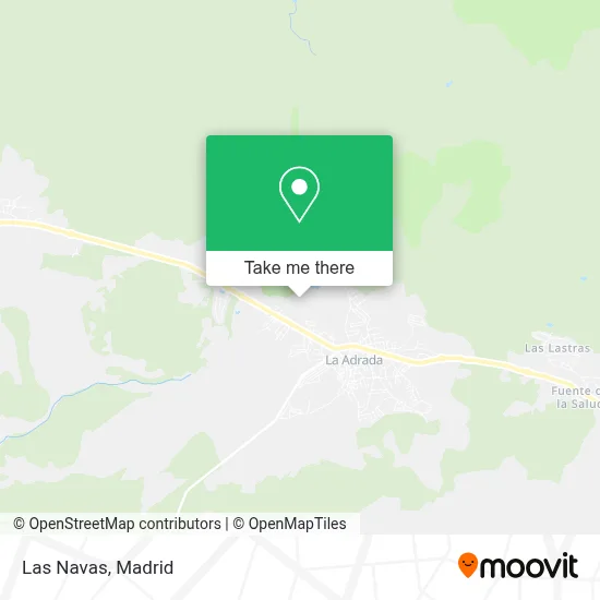 Las Navas map