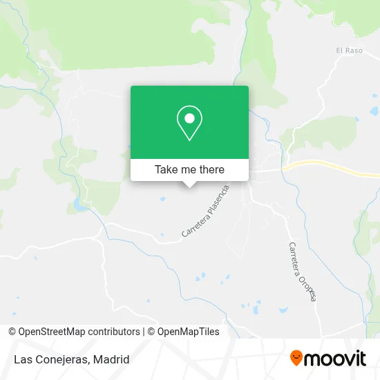 Las Conejeras map