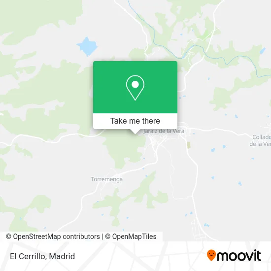El Cerrillo map