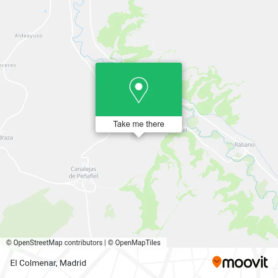 El Colmenar map