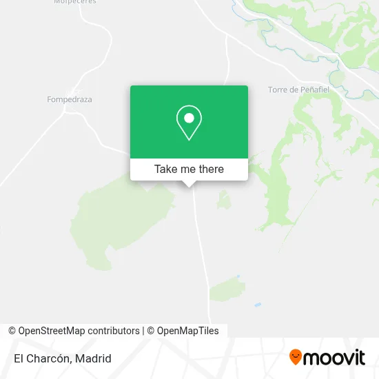 El Charcón map