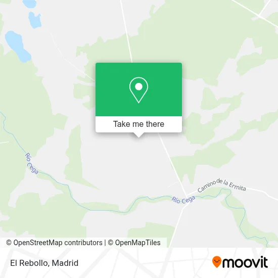 El Rebollo map