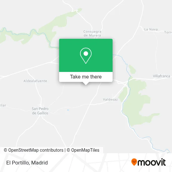 El Portillo map