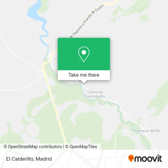El Calderillo map