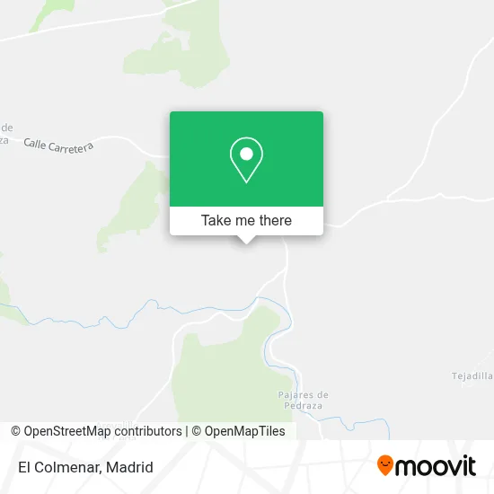 El Colmenar map