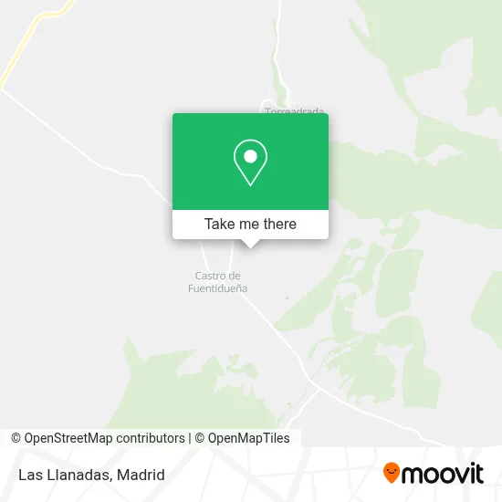 Las Llanadas map