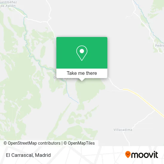 El Carrascal map