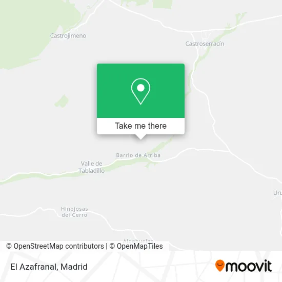 El Azafranal map