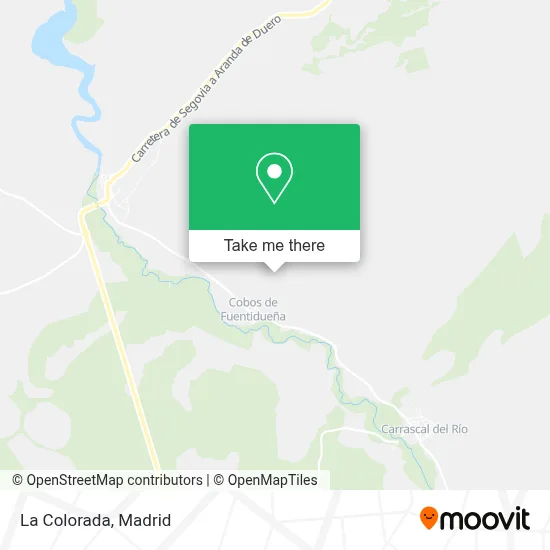 La Colorada map