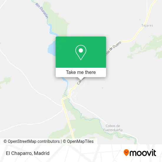 El Chaparro map