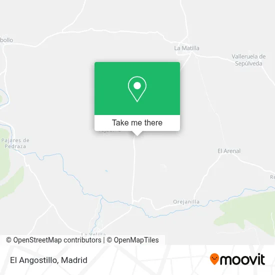 El Angostillo map
