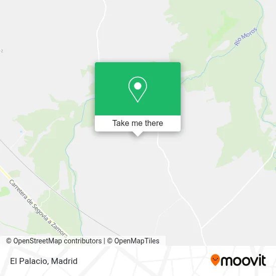 El Palacio map