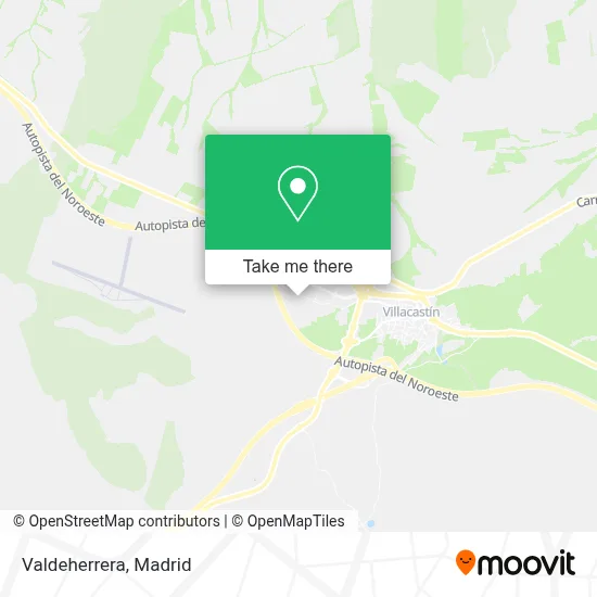 Valdeherrera map