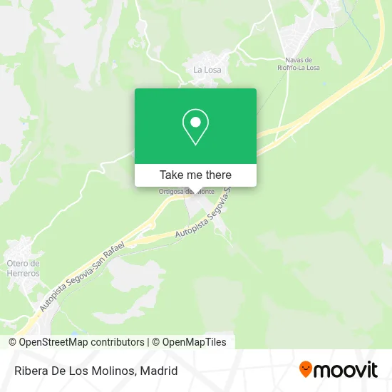 Ribera De Los Molinos map