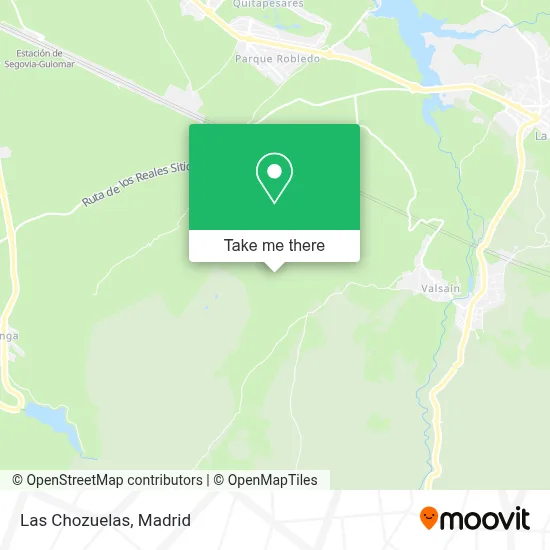 Las Chozuelas map