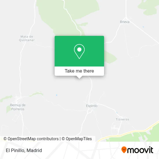 El Pinillo map