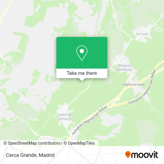 Cerca Grande map