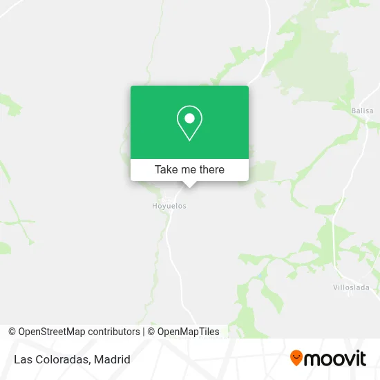 Las Coloradas map