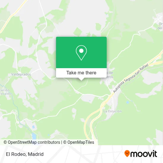 El Rodeo map
