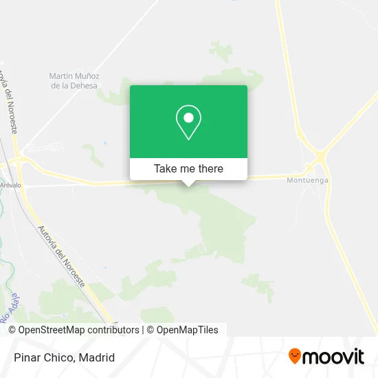 Pinar Chico map