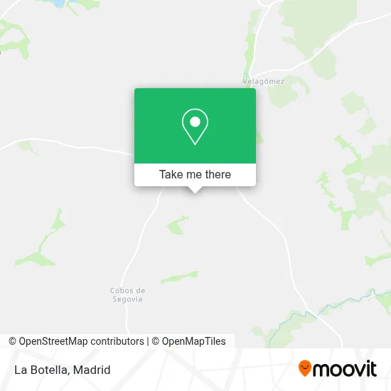 La Botella map