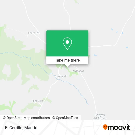 El Cerrillo map