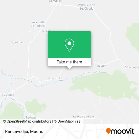 Rancavedija map